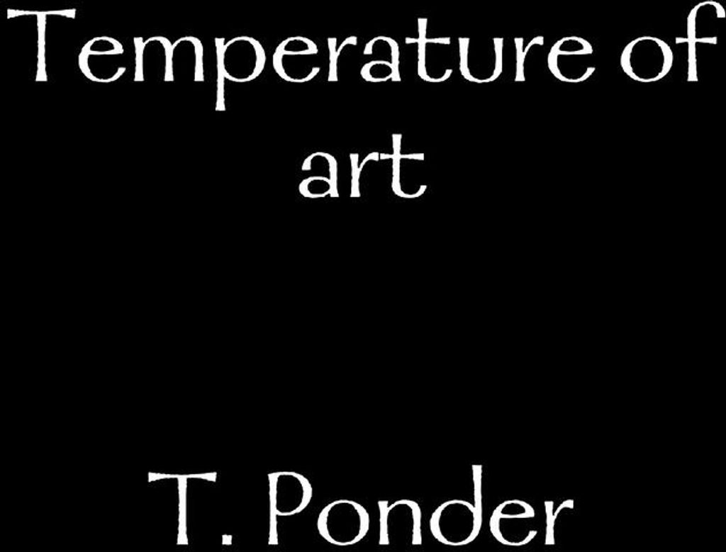 Temperature of art