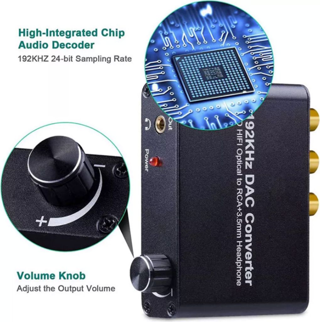 DAC Digital Analog Audio Converter Adapter | Kaufland.de