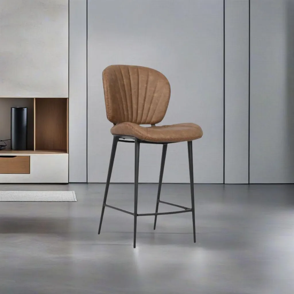 Sgabello Design Elice Tortora Vintage | Arredo Cucina e Living