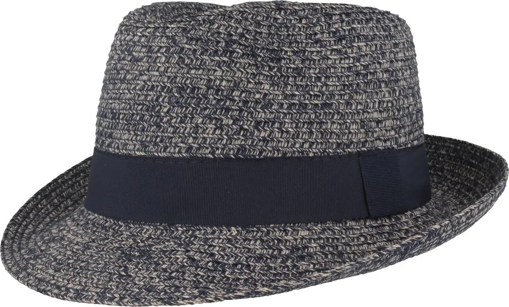 Hut Breiter Trilby Paglia e Cotone | Cappello Estivo Schiacciabile - 1