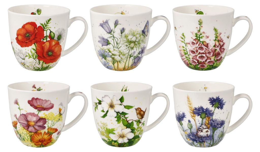 Goebel Fiore Tasse 'SET 6 Teetassen sortiert 0,5l' 2026 Produktbild 
