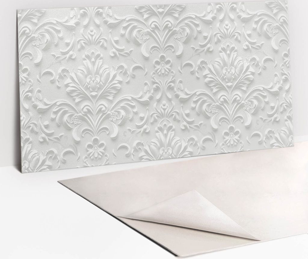 Dekorative PVC Wandpaneele - Küchenpaneele Rückwand hart Innenwand - 100 x 50 - Ziermuster