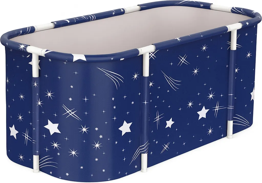 Aga Vasca Pieghevole 120cm Blu Scuro - Soluzione Bagni Piccoli