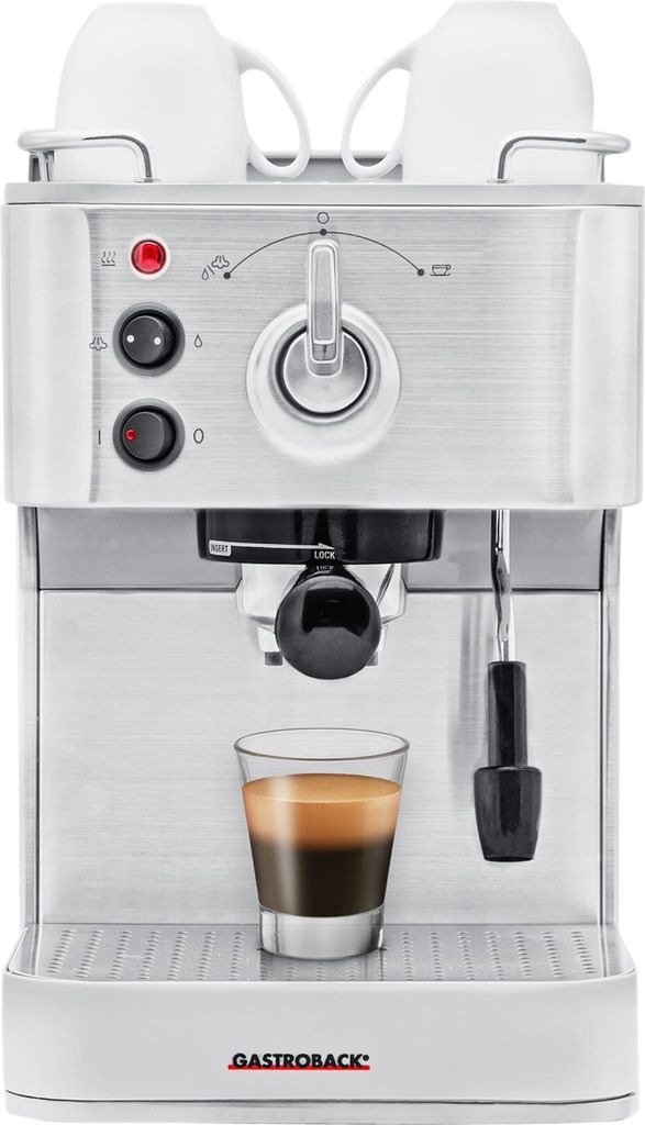 Gastroback 42606 Design Espresso Plus Silber Produktbild 