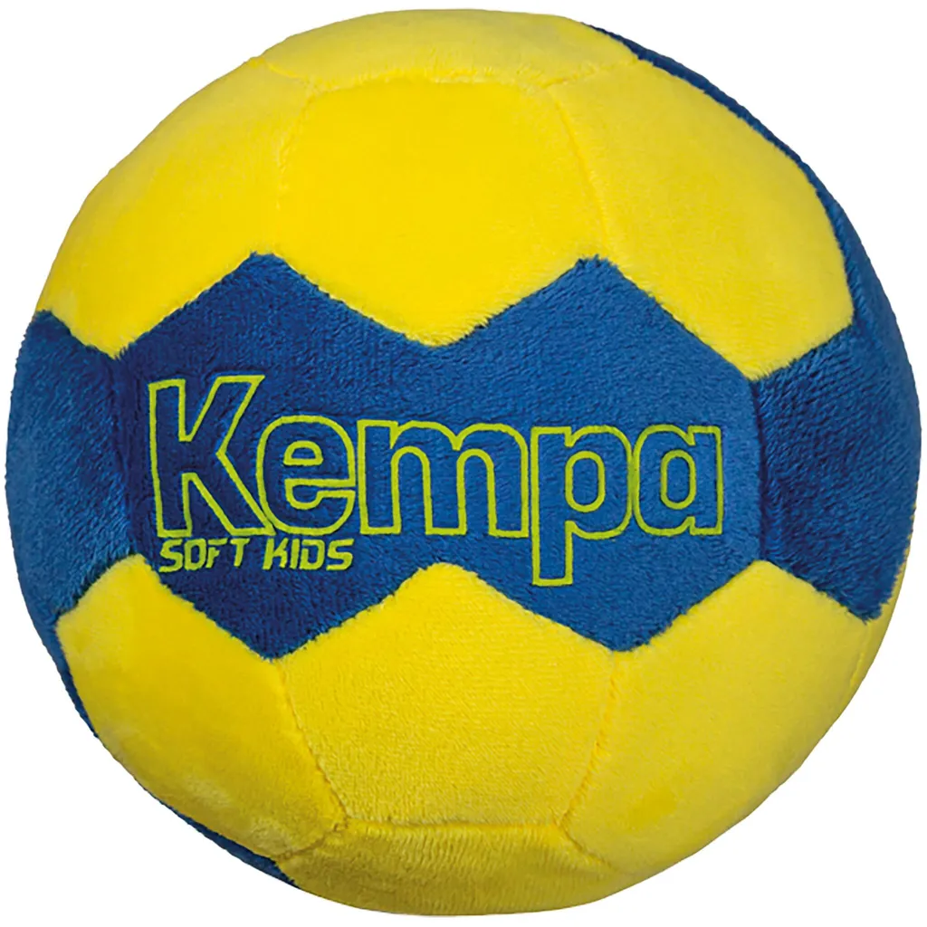 Kempa Soft Kids ballon handball anti-douleur pour enfant marine et jaune
