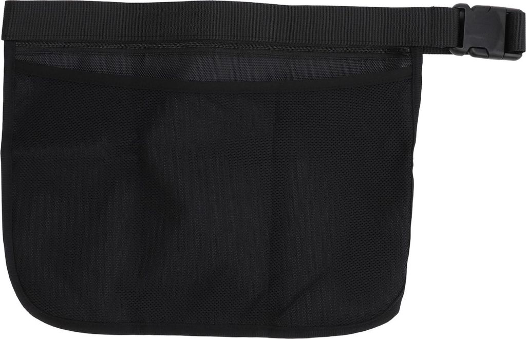 Ball Wasit Beutel hohe Elastizität Verstellbarer Tennisbandhalter Pickleball Mesh Carrier für Lauffahrten Sport schwarz