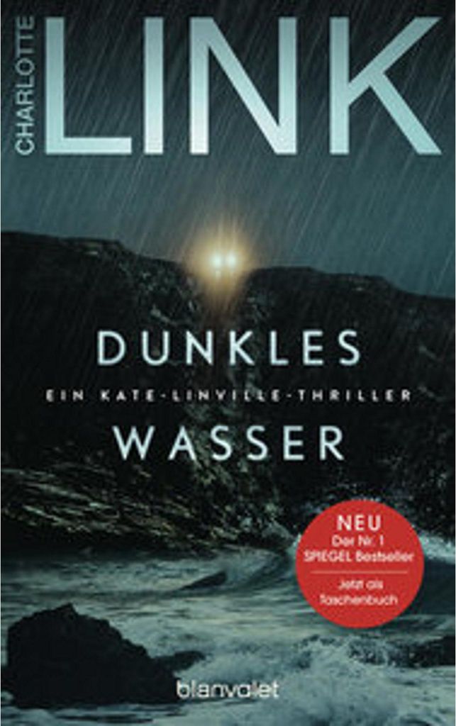 A book cover with a stormy sea and a lighthouse in the background.