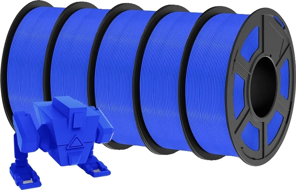 PLA Plus Blu 1.75 mm 1.1 kg - Set 5 Bobine Premium per Stampe Dettagliate