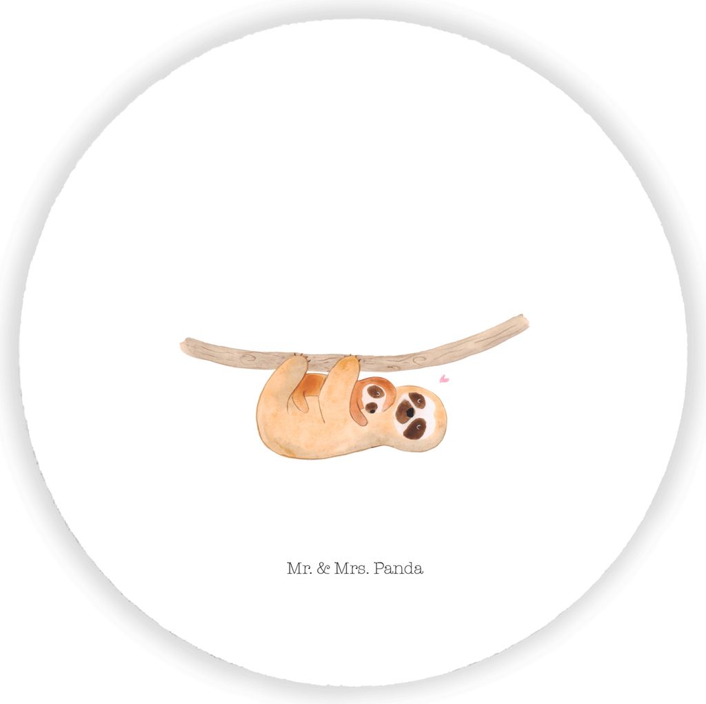 Mr. & Mrs. Panda Kühlschrankmagnet Faultier Kind - Weiß - Geschenk, Mutter, magnet, zettelhalter, Baby, haftmagnet, Mama, Mom-life, für kühlsch...