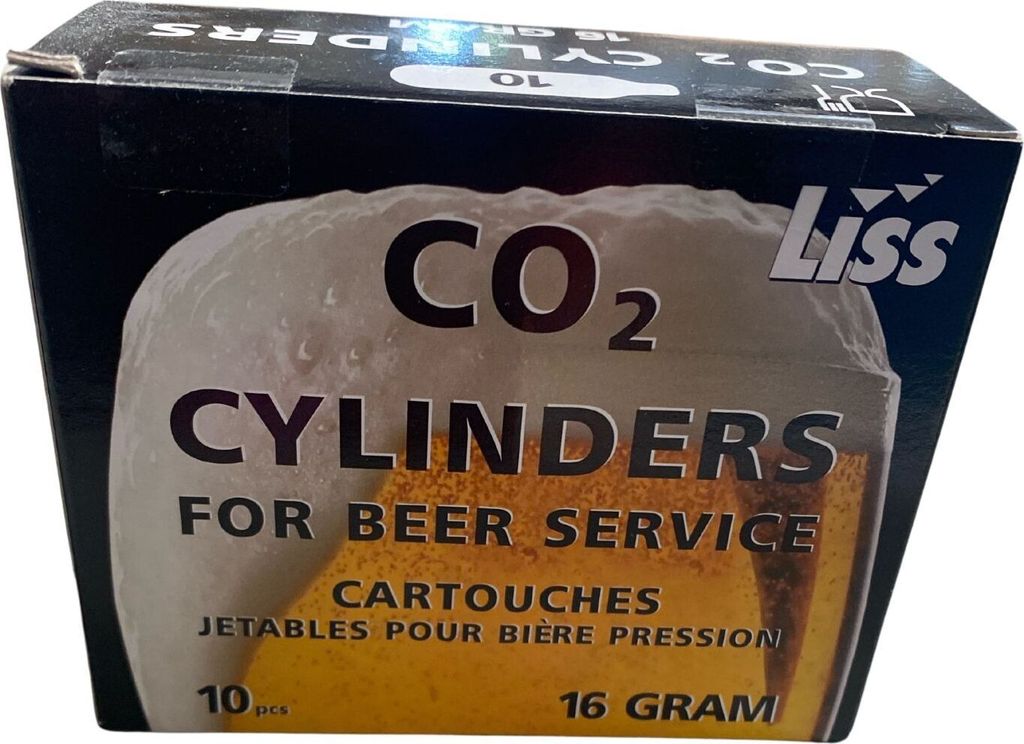 CO2 bombičky, Pivní bombičky 16g, 10ks Obrázok produktu 1