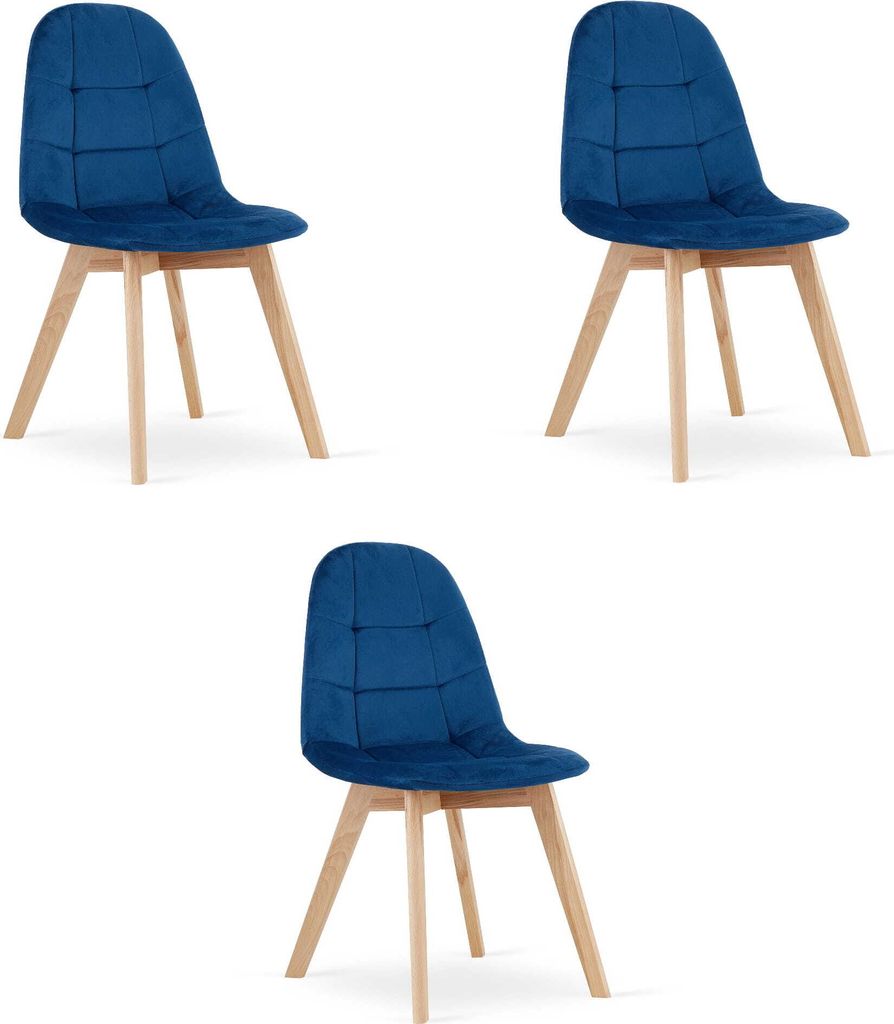 Valora BORA Stuhl 3er Set | Preisgünstiges Sitzset für Zuhause