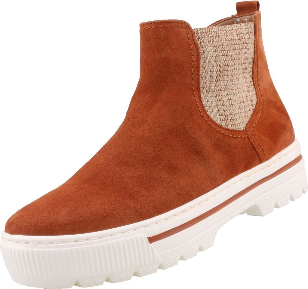 Gabor Damen Stiefeletten, Frauen Plateaustiefeletten,Mehrweite,Reißverschluss,Übergrößen,Wechselfußbett,rost (Micro),38.5 EU / 5.5 UK