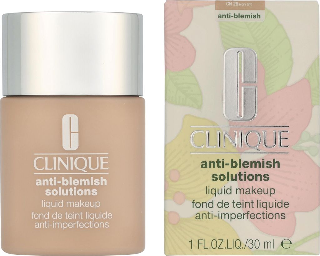 CN28 Fresh Ivory Clinique Anti-Blemish Solutions Liquid Produktbild 