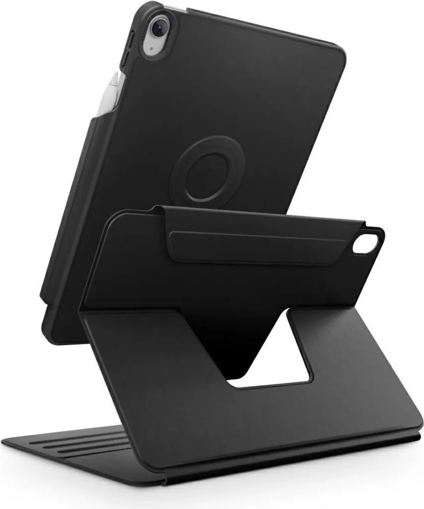 Custodia Uniq Rovus iPad 11" 2025 Magnetic 360 - Cover Ruotabile Nera