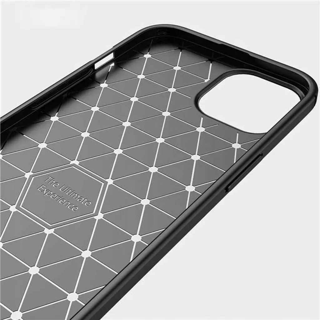 Coque iPhone 14 Plus SPACECASE Carbon Noir - Anti-Choc et Ultra Légère - 6