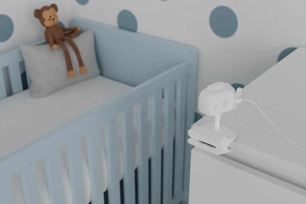 TESLA Smart Camera B500 - Caméra de Surveillance WiFi Intérieure Blanc/Noir - 3