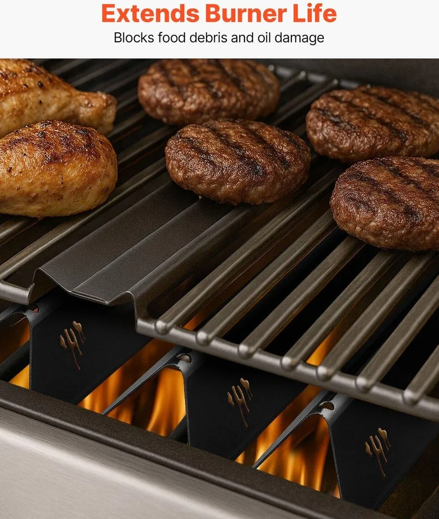 Barre Aromatizzanti 39cm per Weber Spirit 300 E-310 S-310 Ricambio - 6