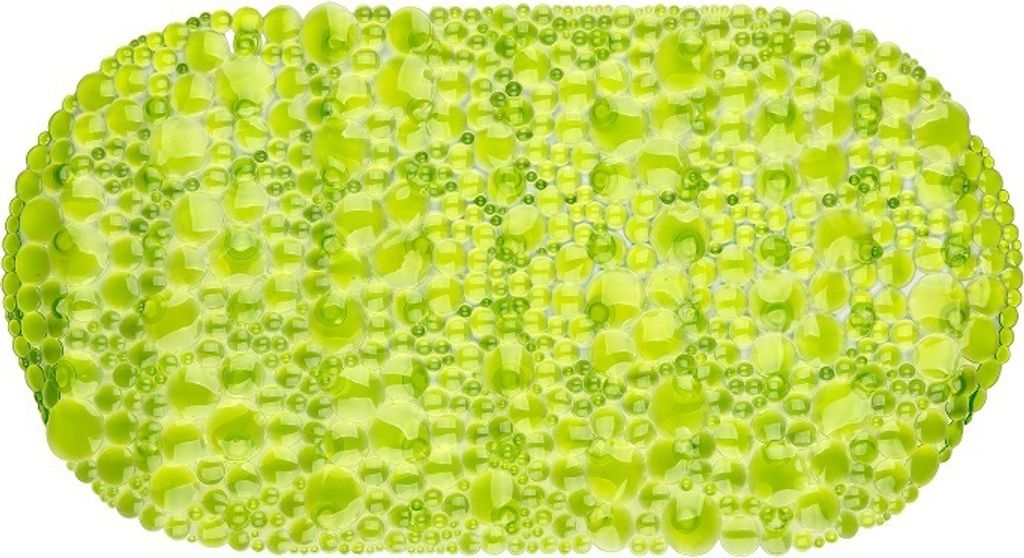 Protiskluzová podložka do vany, PVC zelená 64x34cm Obrázek produktu 