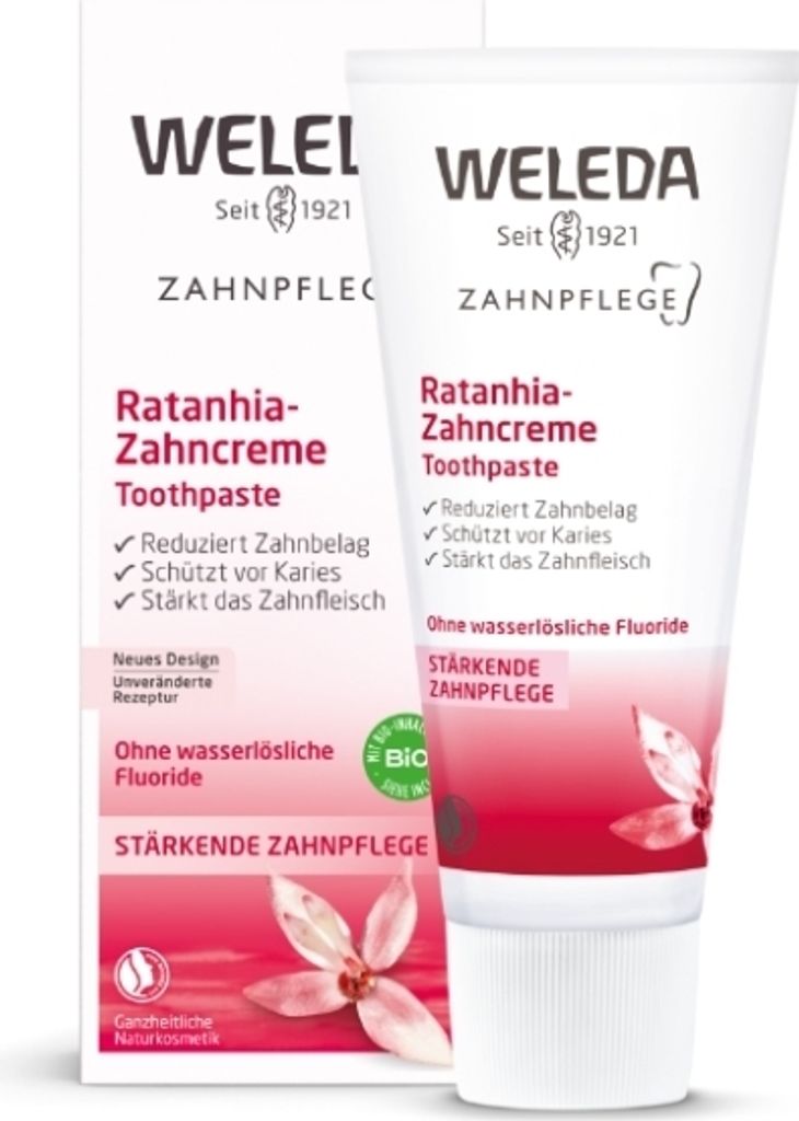 PASTA DO ZĘBÓW Z PASTWINEM TRÓJPRĘCIKOWYM BEZ FLUORU ECO 75 Zdjęcie produktu 