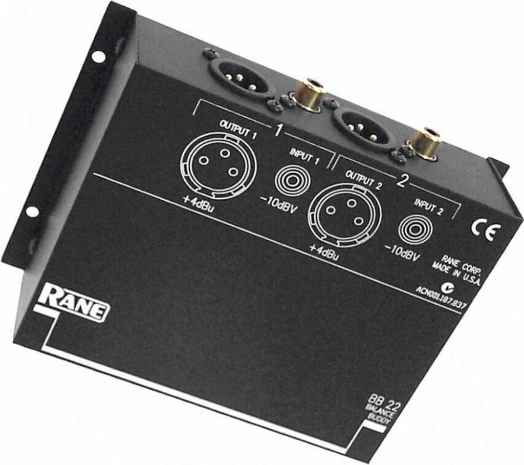 Isolateur Audio Rane BB-22 avec Transformateur de Haute Performance