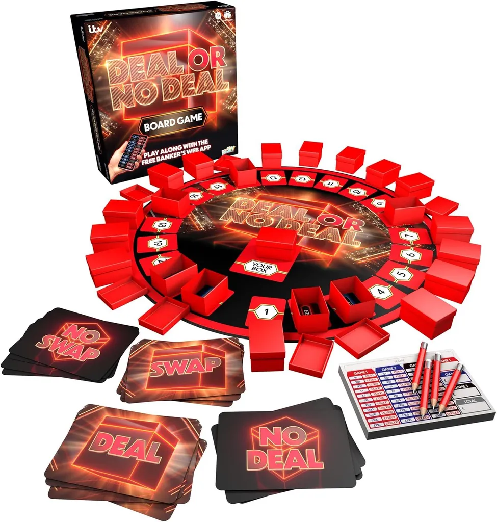 Deal or No Deal Jeu Officiel avec 22 Boîtes et Offres du Banquier Réelles