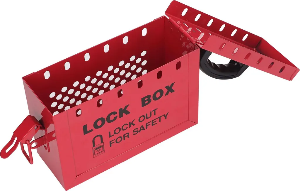 Groupe de tagout de sécurité 13 Gauge avec poignée ergonomique rouge