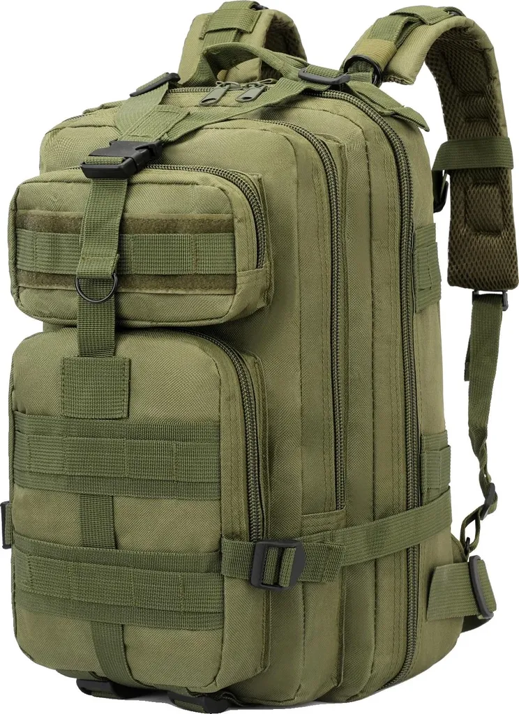 Sac à dos voyage et sport 30L Vert imperméable pour loisirs et port USB