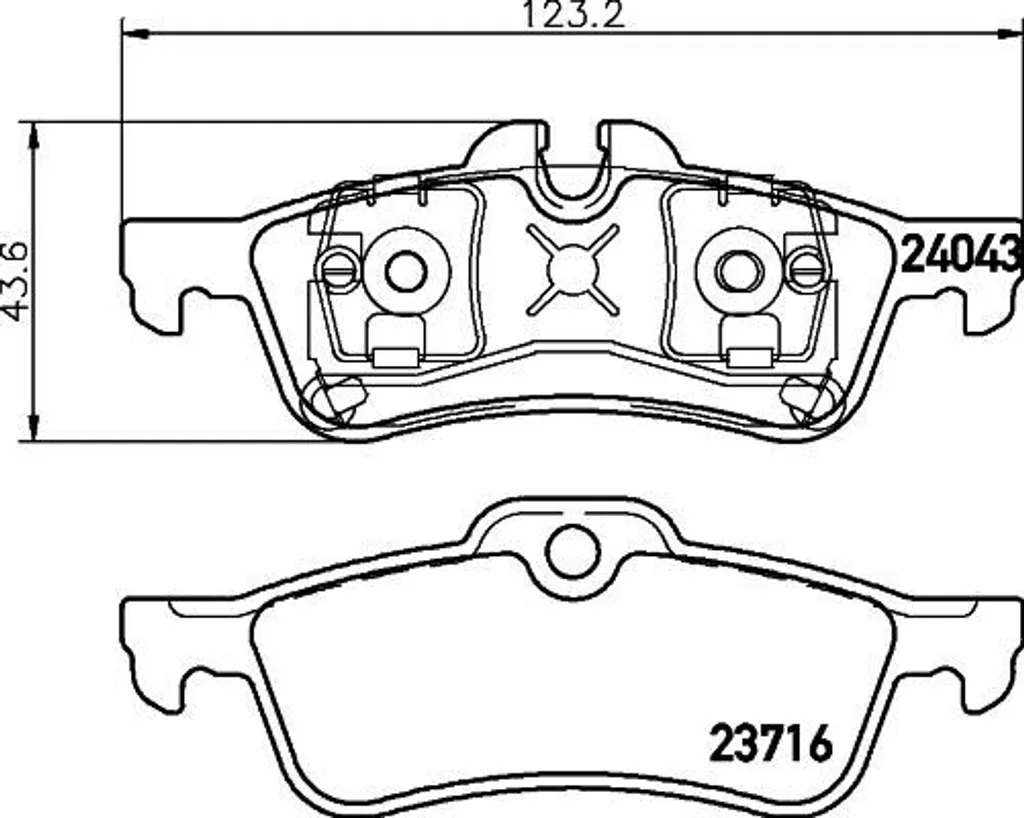 Plaquettes de frein haute friction HELLA pour MINI Cooper S R53 R56