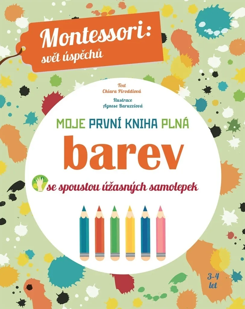Apprendre les couleurs en s'amusant : livre Montessori et autocollants