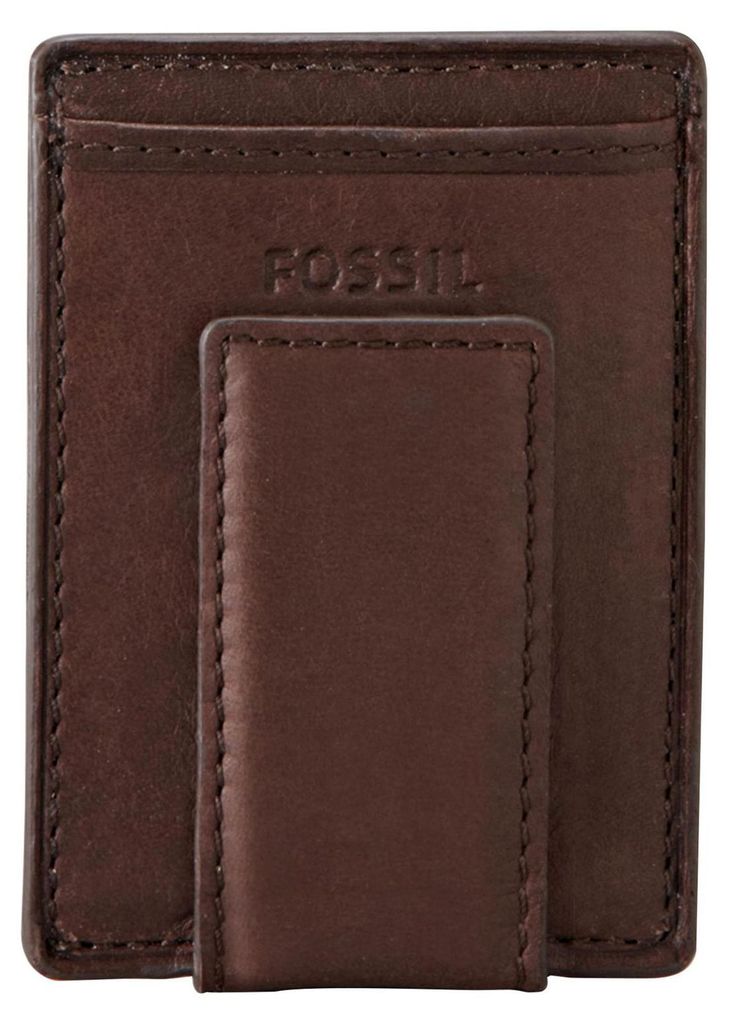 FOSSIL porte-cartes Ingram Magnetic Multicard Wallet Brown Image du produit 
