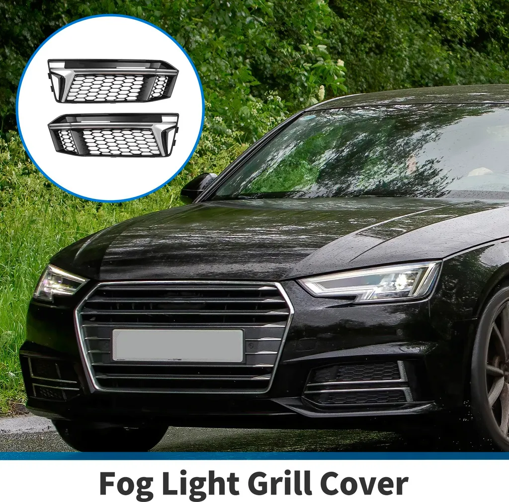 Grille de Calandre Inférieure en Nid d'Abeille pour Audi A4 B9 16-18