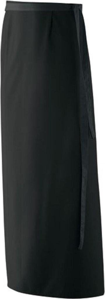 Exner 117 | Schürze XXL 130 x 100 cm - Farben waschbar bis 60 °C - Farbe: Black - Größe: 130 x 100 cm