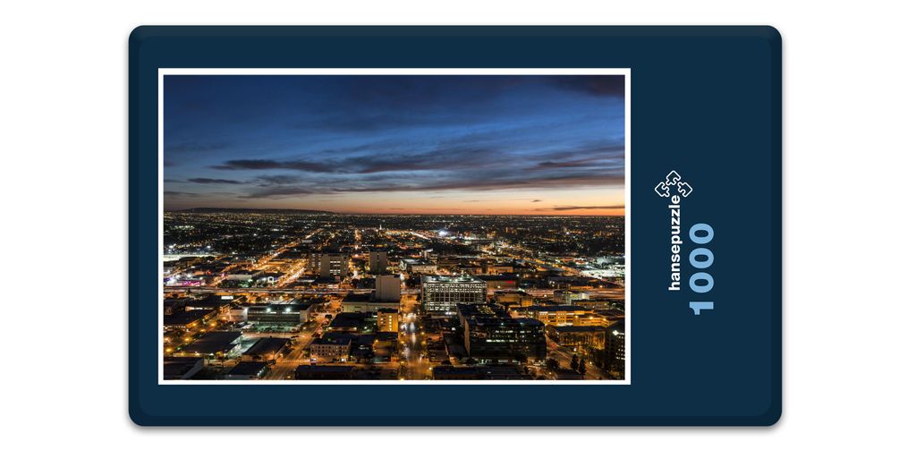 hansepuzzle 12660 - Los Angeles Puzzle, 1000 Teile, Orte, 60,0 x 46,0cm mit hochwertiger Aufbewahrung, Kartonbox und wiederverschließbarem Beutel