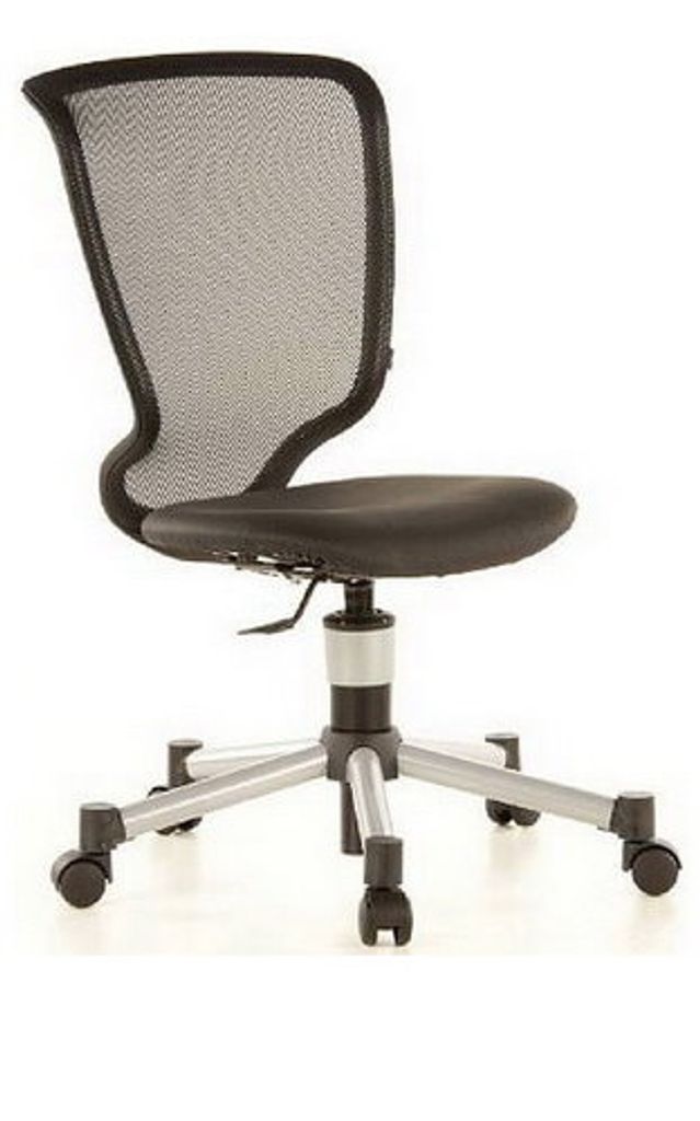 Topstar Kinder Bürostuhl / Drehstuhl TITAN JUNIOR Netzstoff / Kunstleder schwarz