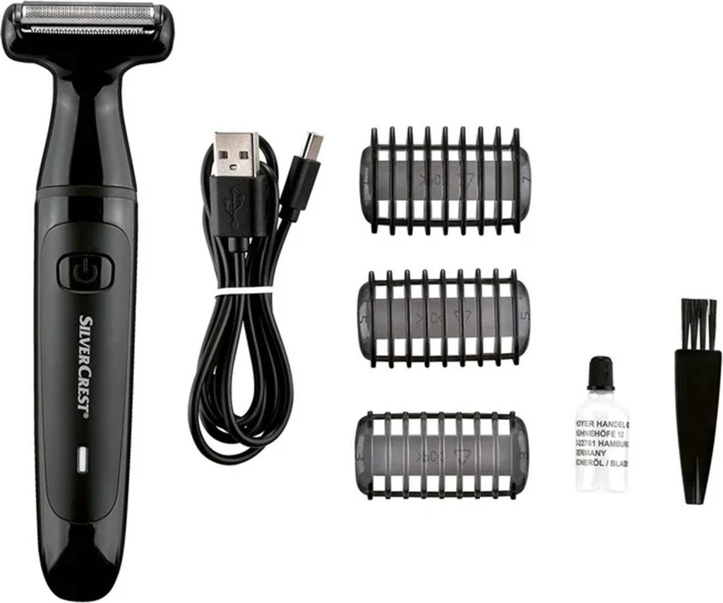 SILVERCREST® Herren Körperrasierer Akkubetrieb Nass/Trocken Produktbild 