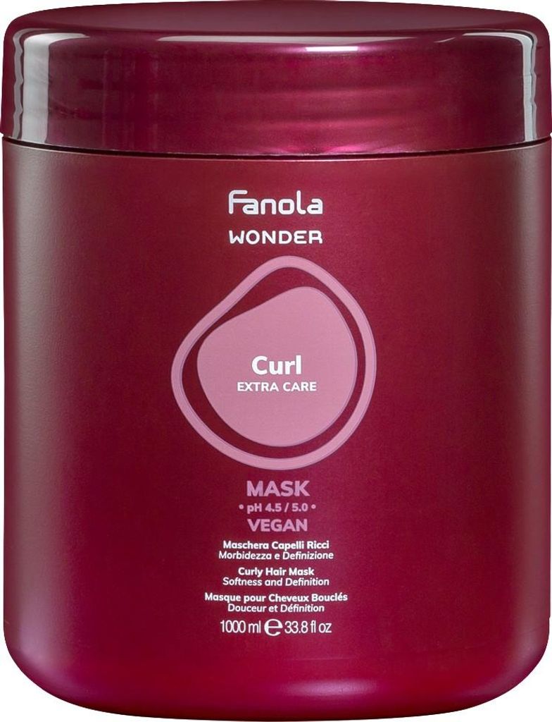 Fanola Wonder Curl Mask 1000ml - masque pour cheveux Image du produit 