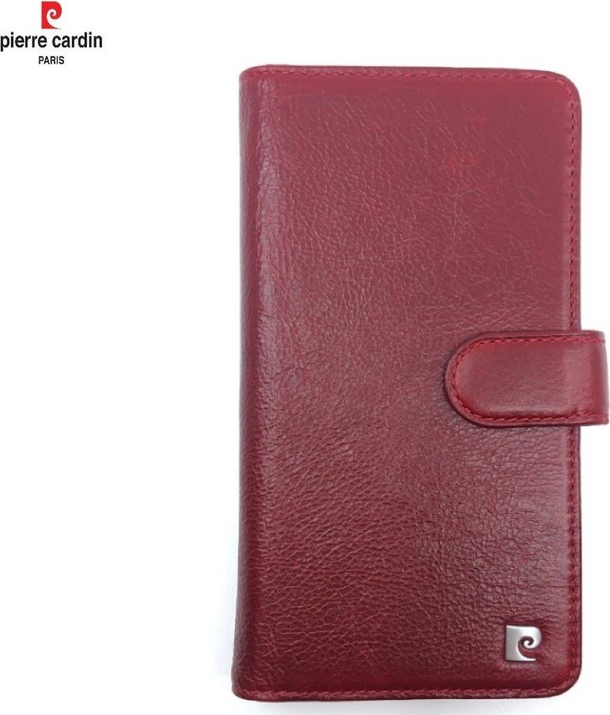 Pierre Cardin Apple iPhone 11 Pro Max Red Book type case - Genuine Leather