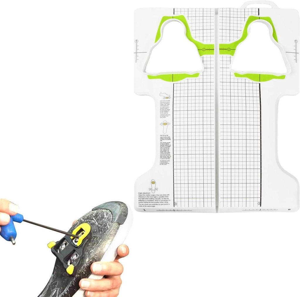 Schuhplatten Einstellwerkzeug, Fahrradschuhplatten Einstellwerkzeug, für Pedalplatten, Pedal Cleats Tool,für Fahrradplatten, Rennräder, Mountain...