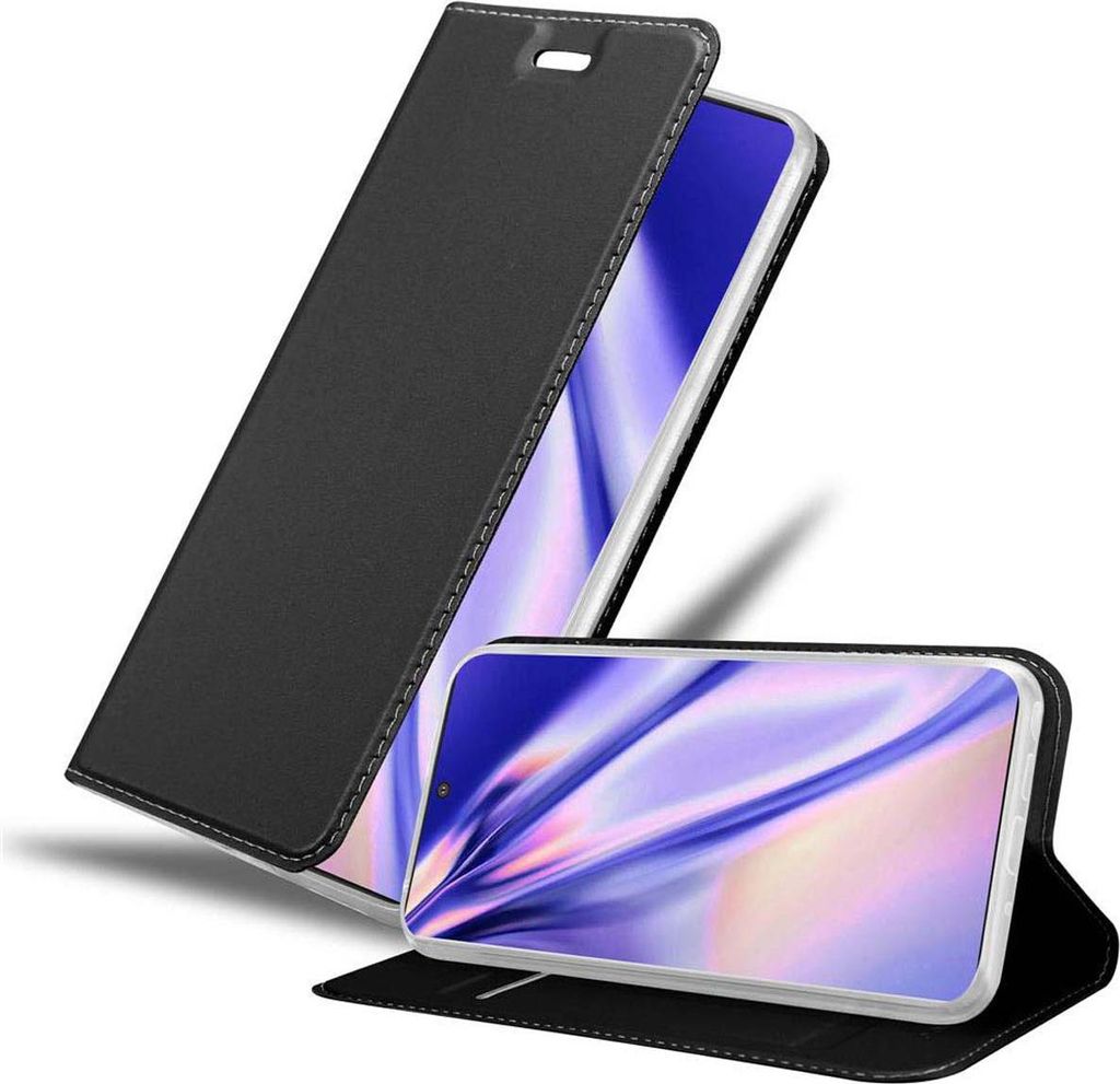 Cadorabo Handyhülle für Samsung Galaxy NOTE 10 PLUS Schutz Hülle in Schwarz Cover Etui Book Case Booklet