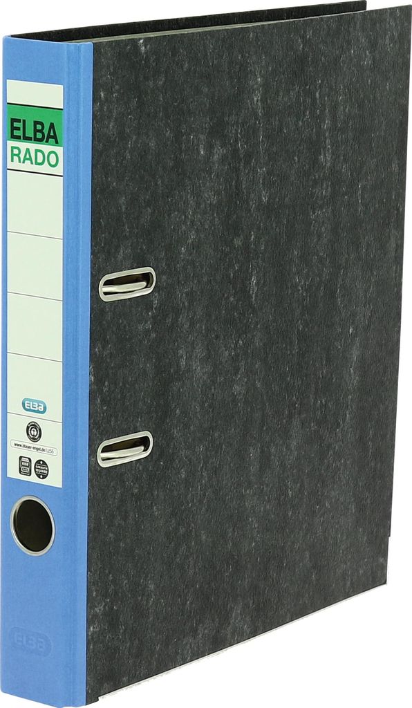 ELBA Ordner ELBArado 100555308 DIN A4 50mm Pappe blau