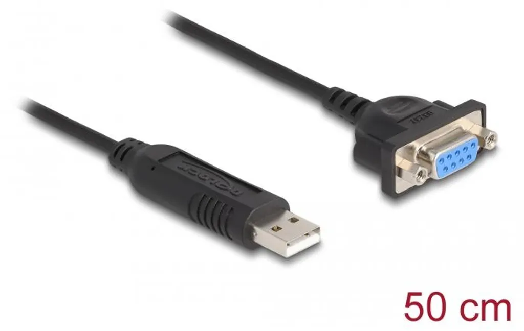 Plus de Port COM ? Adaptateur USB vers Série RS-232 D-Sub 9 Femelle 50cm