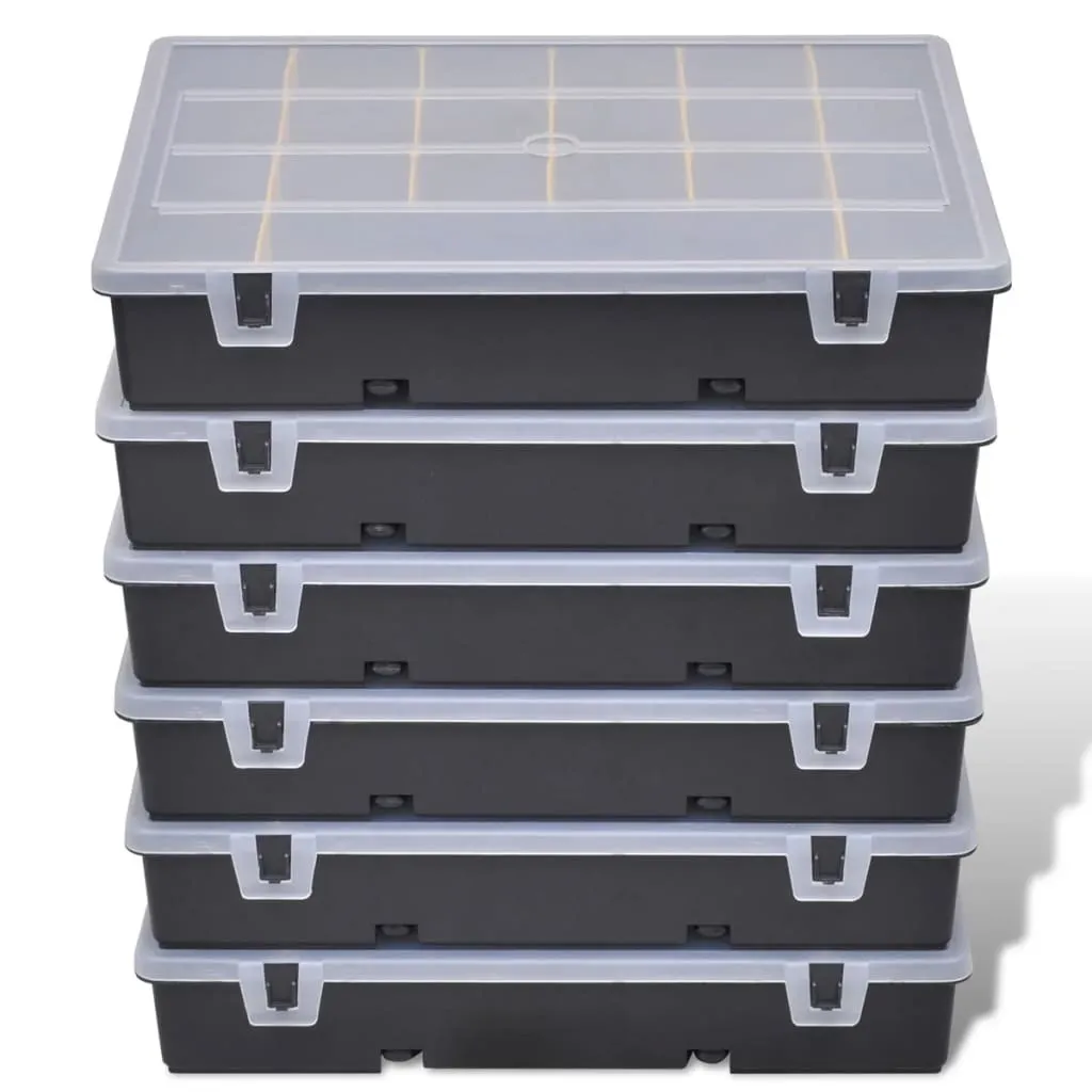 Boîtes d'assortiment 6 pcs - Fini le désordre dans vos tiroirs d'outils