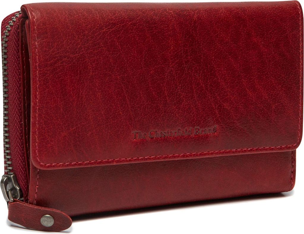 The Chesterfield Brand Leder Geldbörse Rhodos Wallet Red rot