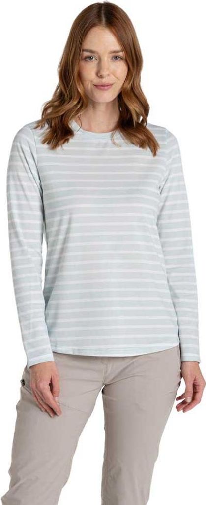 Craghoppers Nosilife Akona Langarm-t-shirt Grau 46 Damen Grau 46