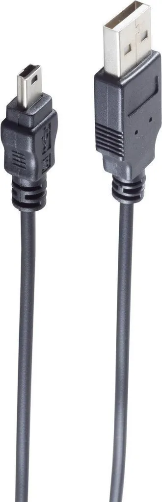 Câble de Connexion pour Appareil Photo et Disque Dur Mini-USB 1m Cuivre