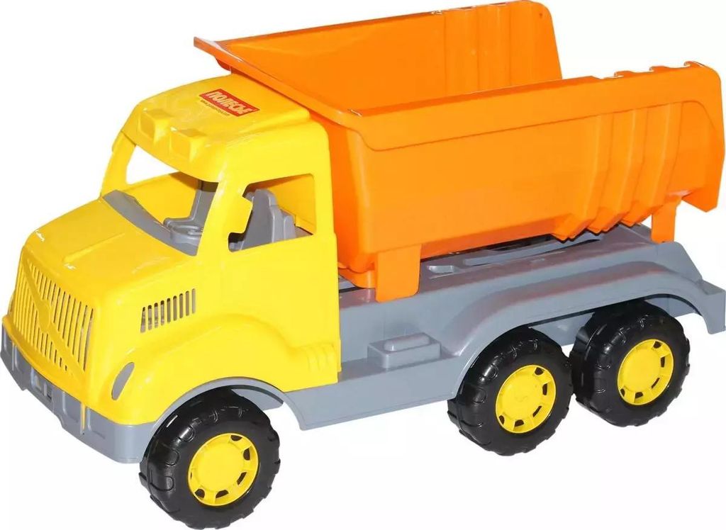 Polesie Kipper Spielzeug LKW robust mit realistischer Kippfunktion 58,5x25,5x32,8cm ab 1 Jahr