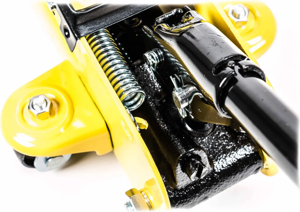 Cric idraulico Dunlop per auto con capacità 2T - Sollevamento auto 135-305 mm - Compatto con ruote - 11