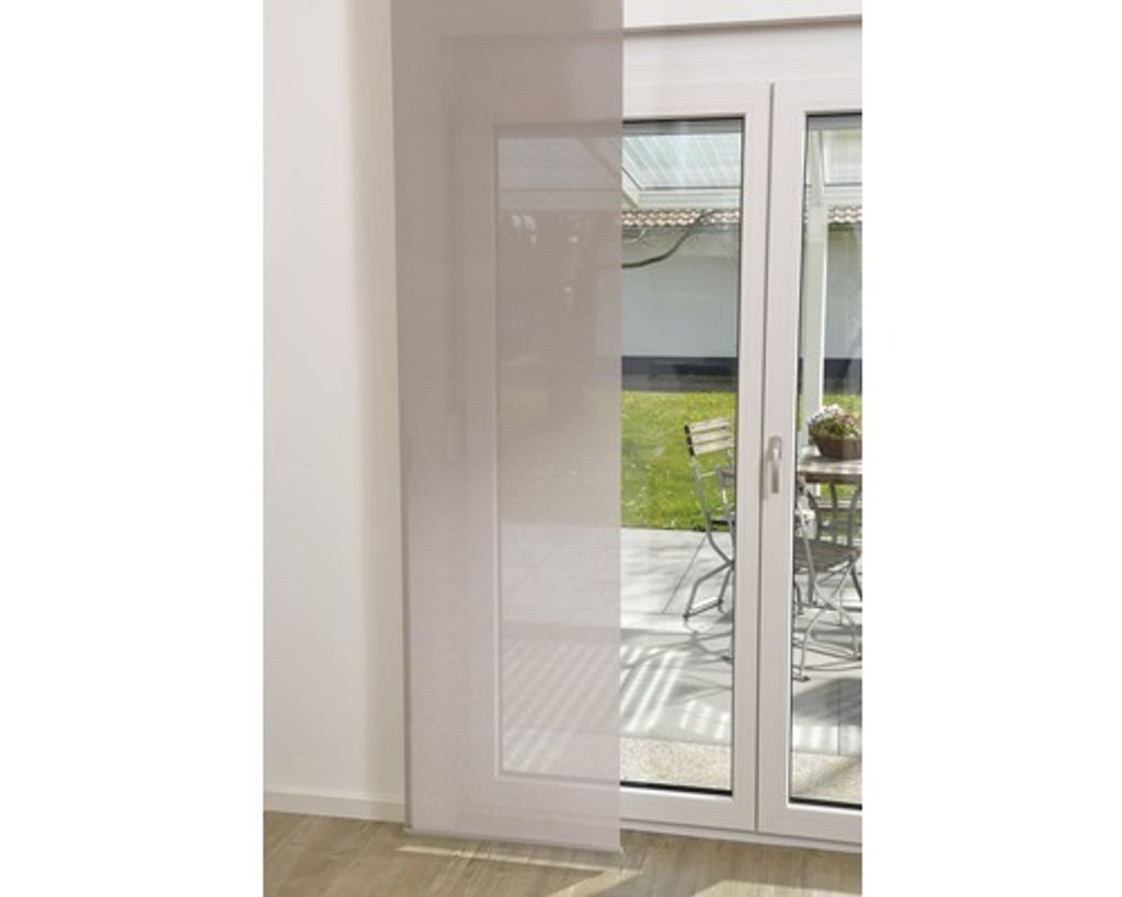 Schiebegardine Basic taupe 60x300 cm Produktbild 