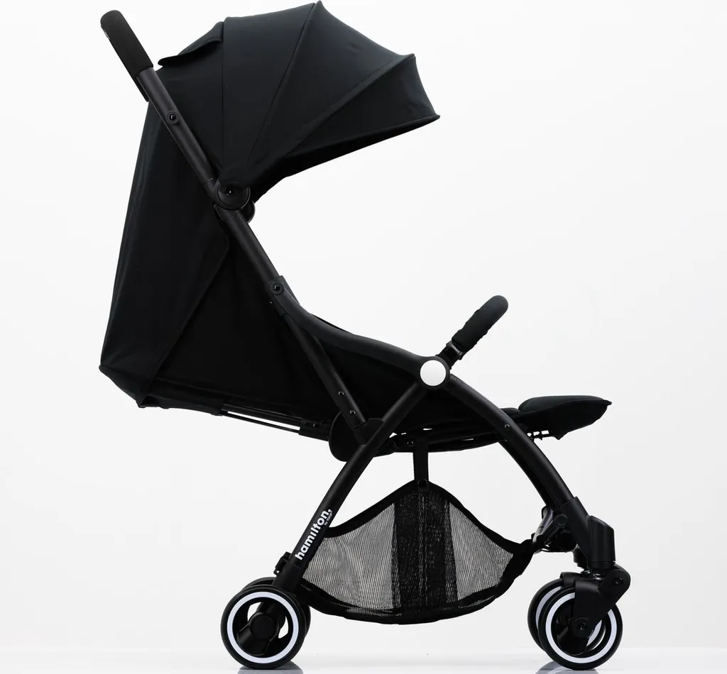 Poussette Canne Compacte Magic Fold S1 Plus Hamilton Noir pour Bébé Mobile - 15