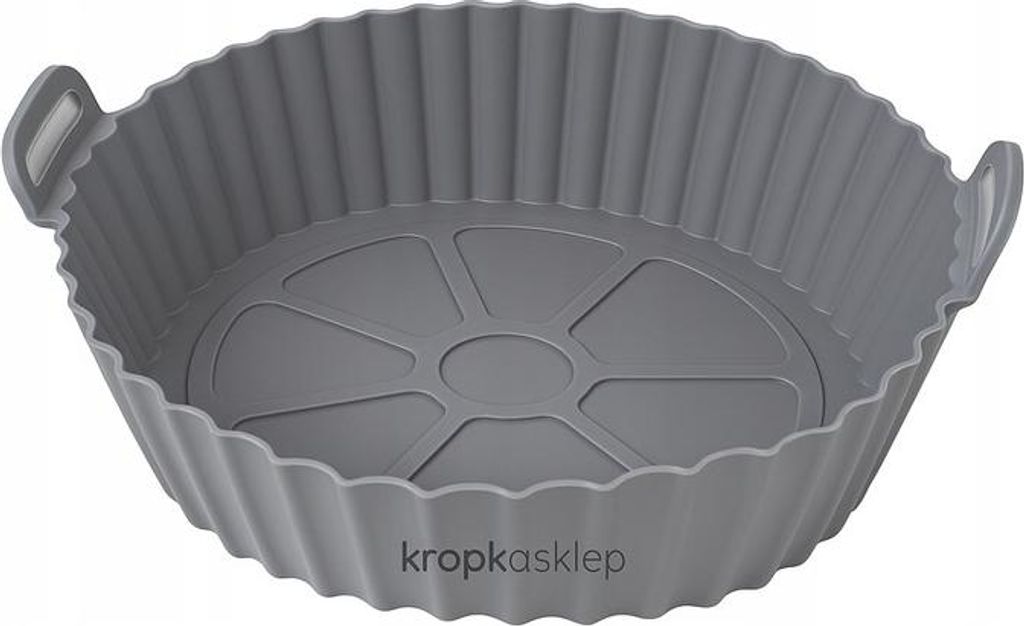 Wkład silikonowy do Airfryera 16 cm szary. Odporny do 220°C Zdjęcie produktu 